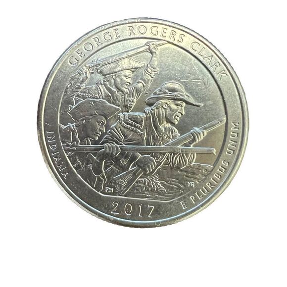 2017-P 25C George Rogers Clark coin - Picture 1 of 5